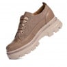 Damen Freizeitschuhe 6043 Cappuccino kombiniert