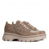 Damen Freizeitschuhe 6043 Cappuccino kombiniert
