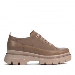 Damen Freizeitschuhe 6043 Cappuccino kombiniert