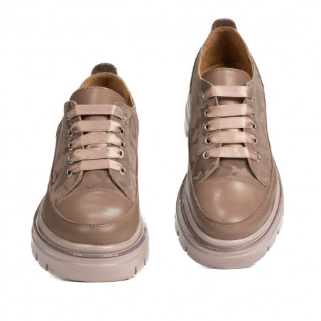 Damen Freizeitschuhe 6043 Cappuccino kombiniert