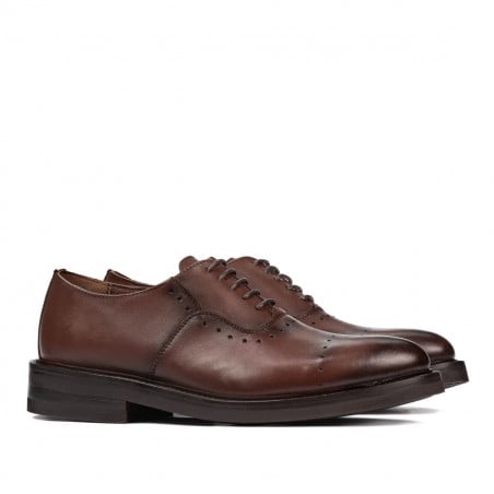 Elegante Jugend-Schuhe 381 in Cognac