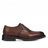 Elegante Jugend-Schuhe 381 in Cognac