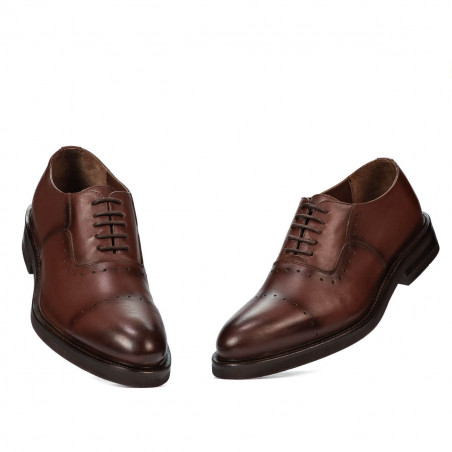 Elegante Herrenschuhe 937 in Cognac