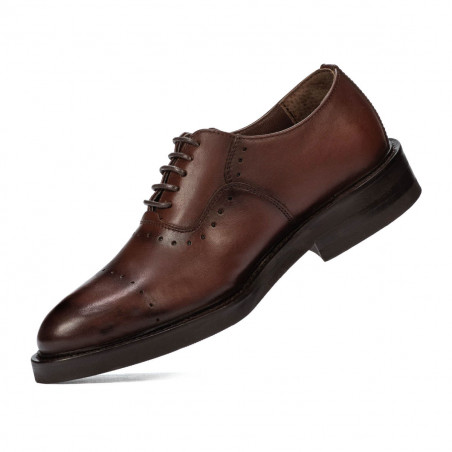 Elegante Jugend-Schuhe 381 in Cognac