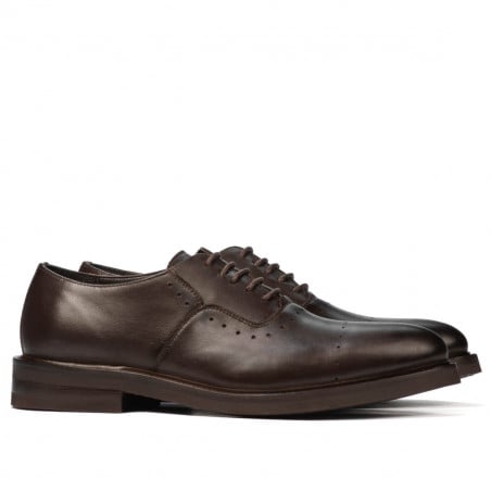 Elegante Herrenschuhe 937m a Kaffee