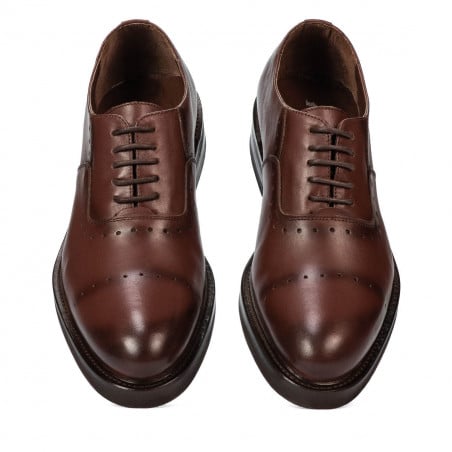 Elegante Herrenschuhe 937 in Cognac