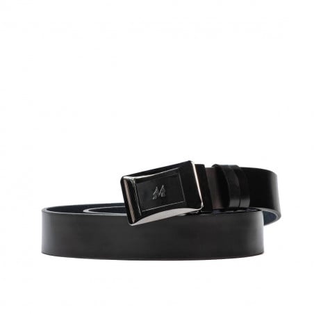 Herren Gürtel 42b glänzend schwarz