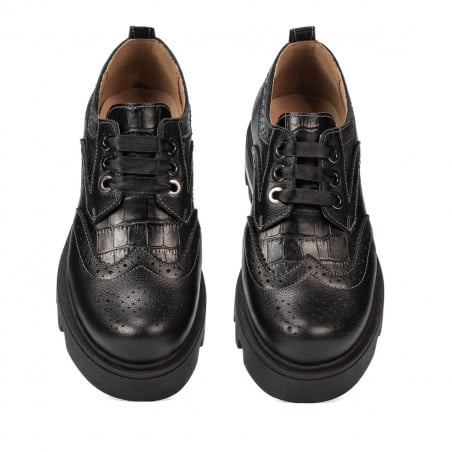 Damen Freizeitschuhe 6047 schwarz kombiniert