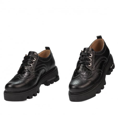 Damen Freizeitschuhe 6047 schwarz kombiniert
