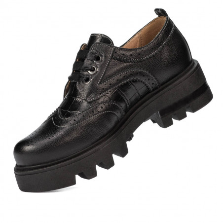 Damen Freizeitschuhe 6047 schwarz kombiniert