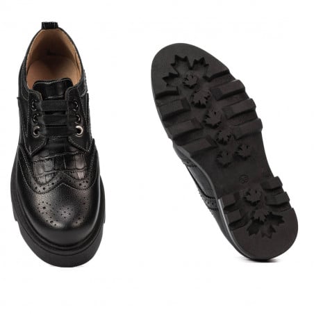 Damen Freizeitschuhe 6047 schwarz kombiniert