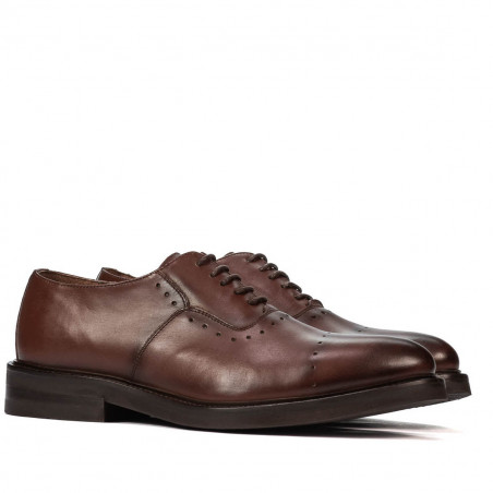 Elegante Herrenschuhe 937 in Cognac