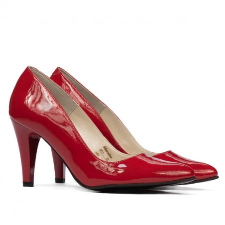 Elegante Damenschuhe 1234 roter Lack