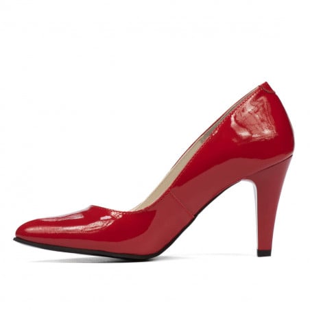 Elegante Damenschuhe 1234 roter Lack