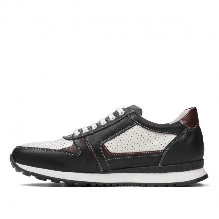 Herrensportschuhe 833 indigo+weiß