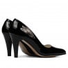 Elegante Damenschuhe 1234 schwarzer Lack