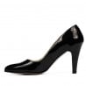 Elegante Damenschuhe 1234 schwarzer Lack