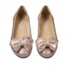 Damen Ballerinas 6050 in verwaschenem Rosa kombiniert