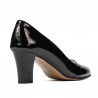 Damen elegante Schuhe 1209 schwarzer Lack