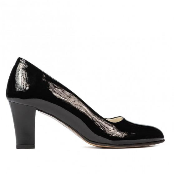 Damen elegante Schuhe 1209 schwarzer Lack Damen elegante Schuhe 1209 schwarzer Lack