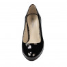 Damen elegante Schuhe 1209 schwarzer Lack