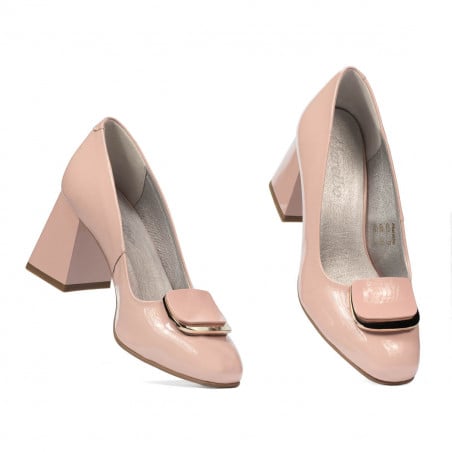 Elegante Damenschuhe 1291 Lack Rosa