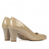 Elegante Damenschuhe 1209 Lack Beige