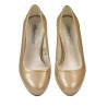 Elegante Damenschuhe 1209 Lack Beige02