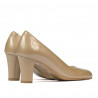 Elegante Damenschuhe 1209 Lack Beige02