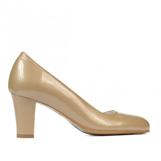 Elegante Damenschuhe 1209 Lack Beige02 Elegante Damenschuhe 1209 Lack Beige02