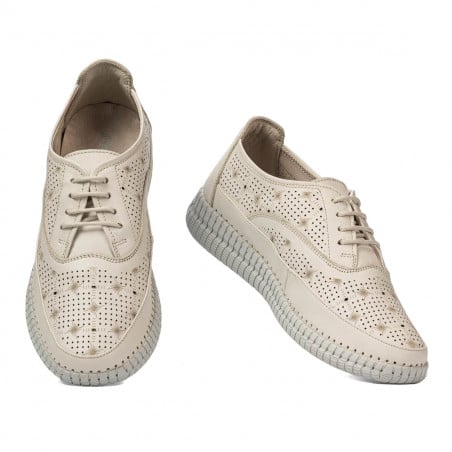 Damenmokassins 6045 beige