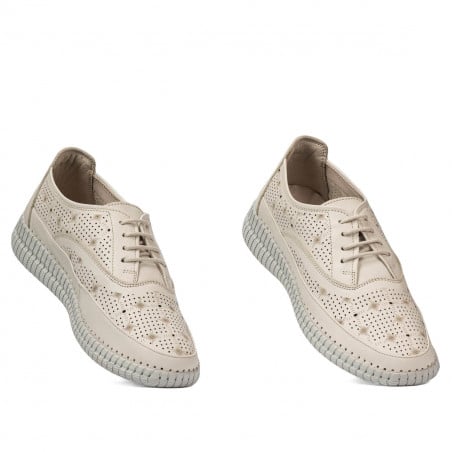 Damenmokassins 6045 beige
