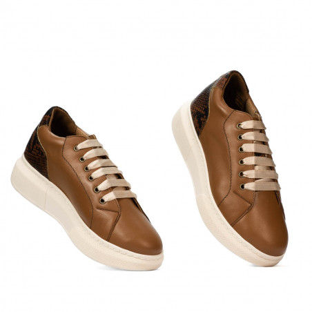 Freizeitschuhe/Sportschuhe 6048 braun kombiniert