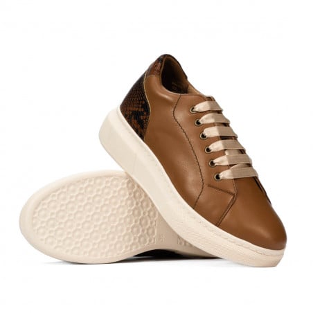 Freizeitschuhe/Sportschuhe 6048 braun kombiniert