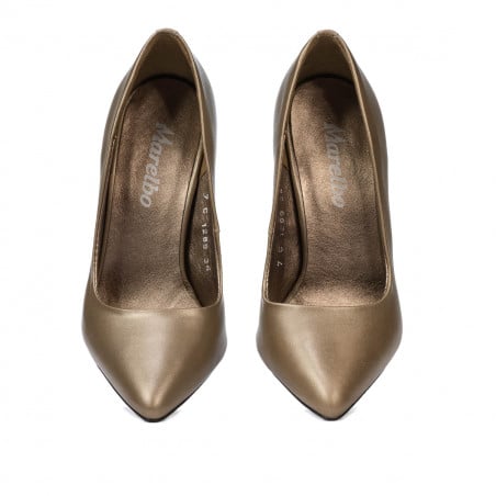 Elegante Damenschuhe 1289 kupferfarben