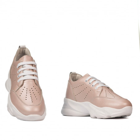 Damen-Sportschuhe 6046 Puder Perlmutt