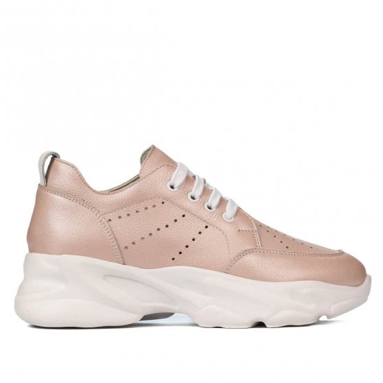 Damen-Sportschuhe 6046 Puder Perlmutt Damen-Sportschuhe 6046 Puder Perlmutt