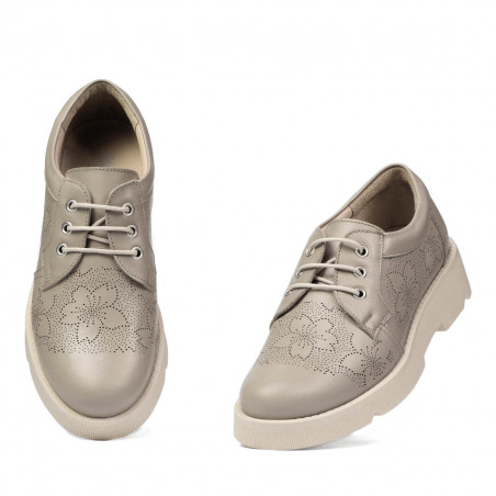 Damen Casual Schuhe 6051 Sandfarbe