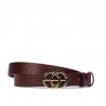 Damen Gürtel 31m in bordo