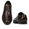 Elegante Herrenschuhe 940m a Kaffee