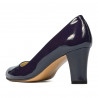 Elegante Damenschuhe 1209 Lack Indigo