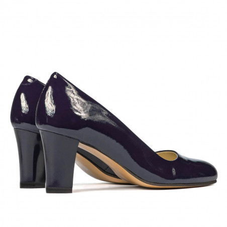 Elegante Damenschuhe 1209 Lack Indigo