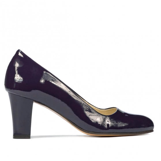 Elegante Damenschuhe 1209 Lack Indigo Elegante Damenschuhe 1209 Lack Indigo