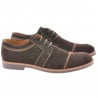 Freizeitschuhe / elegante Herrenschuhe 749 Kaffee Velours