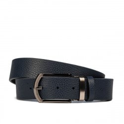 Herren Gürtel 51b blau biz