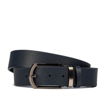 Herren Gürtel 51b blau biz