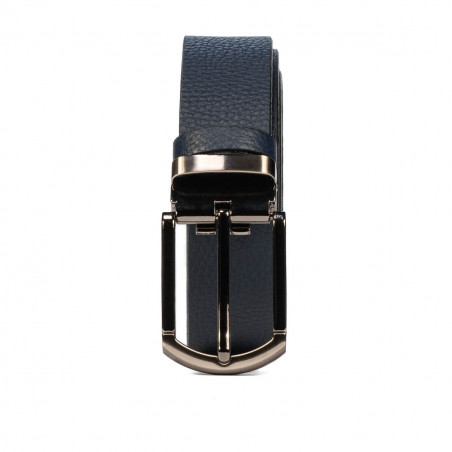 Herren Gürtel 51b blau biz