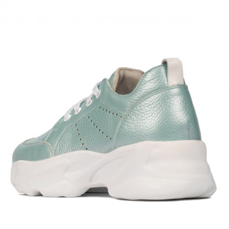 Damen-Sportschuhe 6046 türkis perlmuttfarben