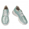 Damen-Sportschuhe 6046 türkis perlmuttfarben
