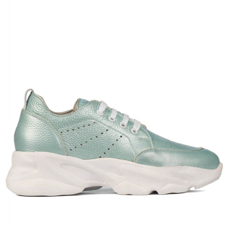 Damen-Sportschuhe 6046 türkis perlmuttfarben